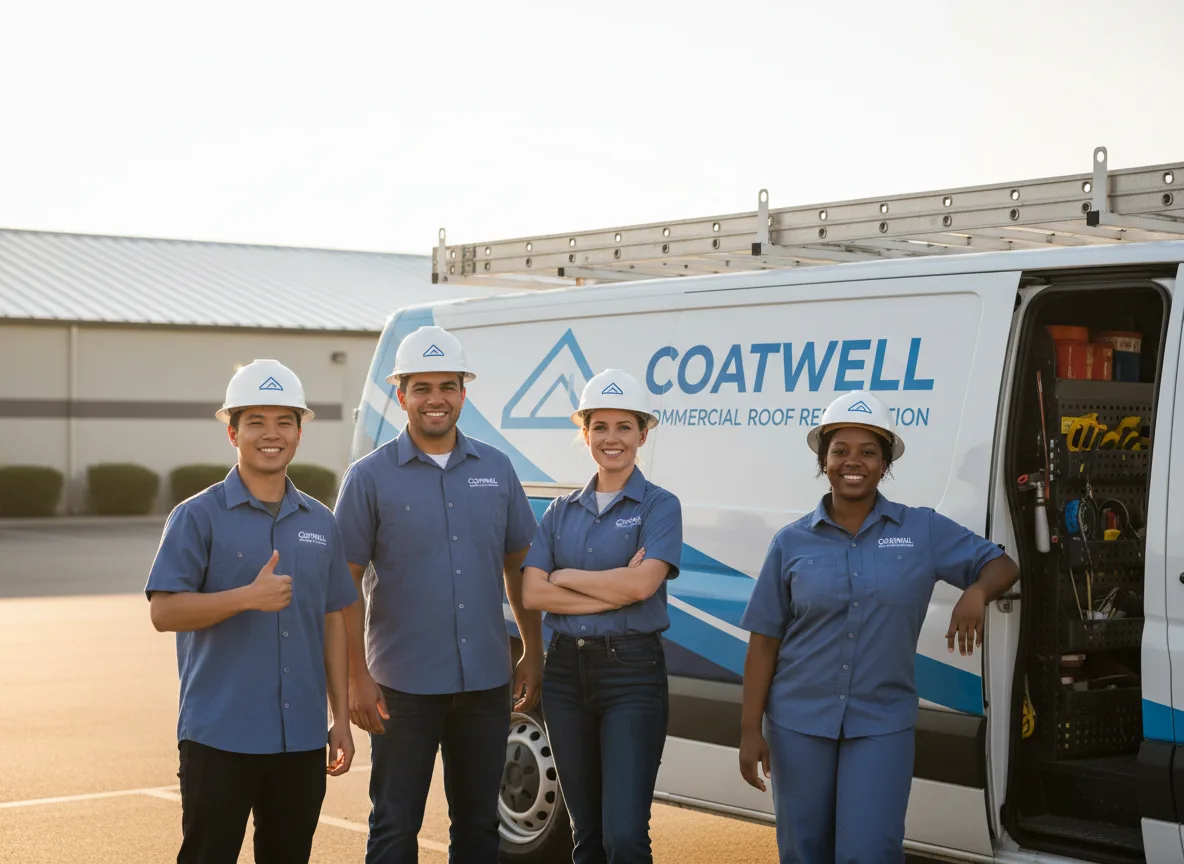 Commercial roof coating company in Rockford, WA